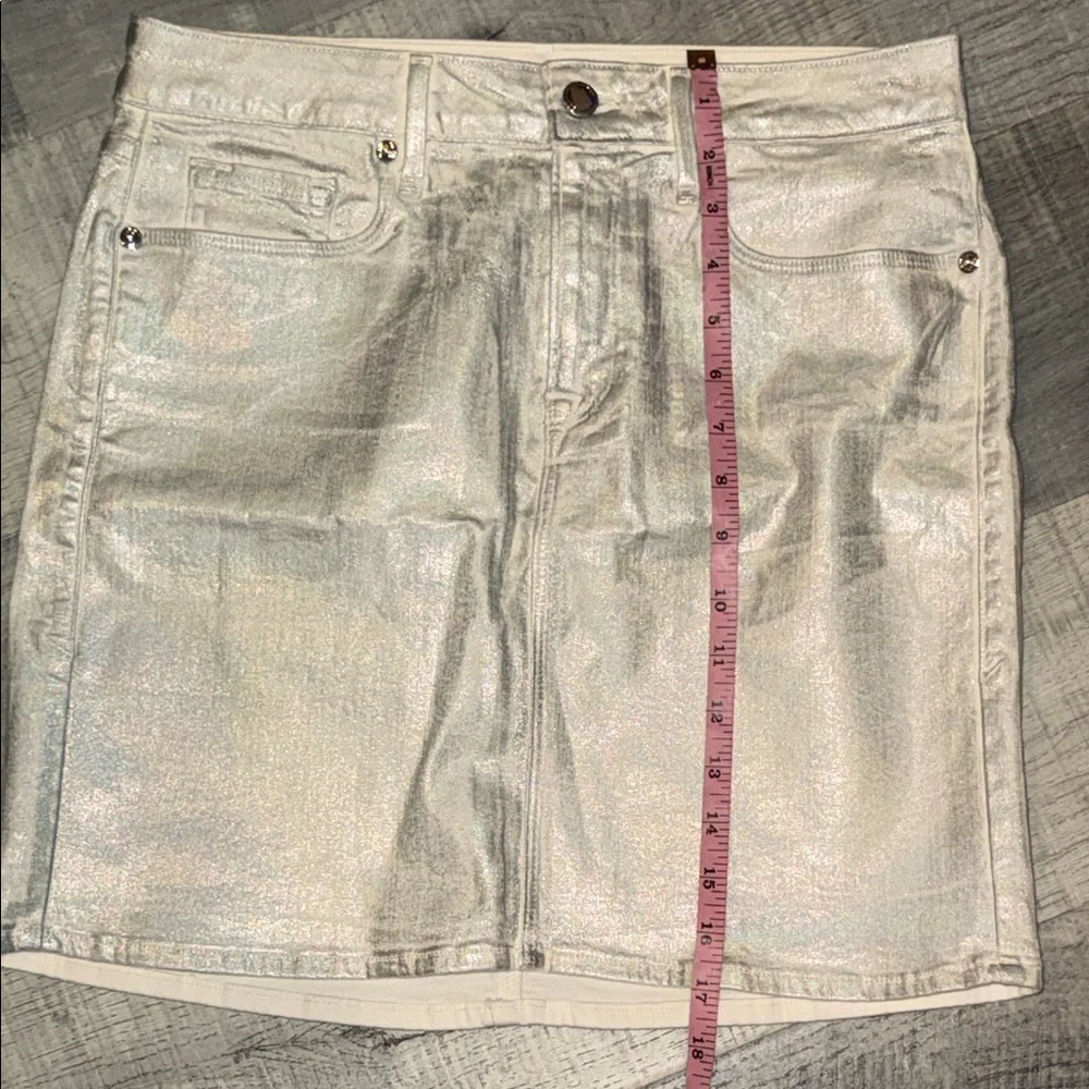 Good American Metallic Mini Skirt - Picture 8 of 9